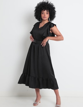 Vestido Midi Casual Rue De La Paix Para Mujer