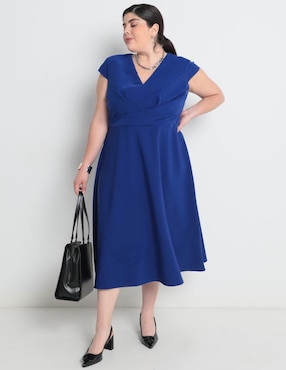 Vestido Midi Casual Rue De La Paix Para Mujer