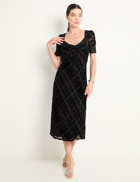 Vestido Midi Casual DKNY Para Mujer