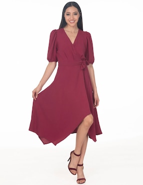 Vestido Midi Casual Sarah Bustani Para Mujer