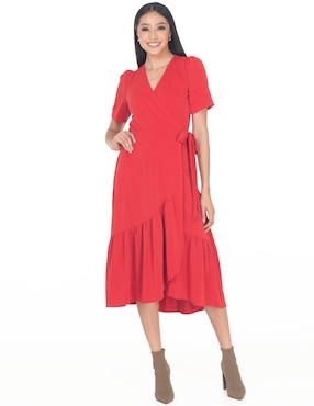 Vestido Midi Casual Sarah Bustani Para Mujer