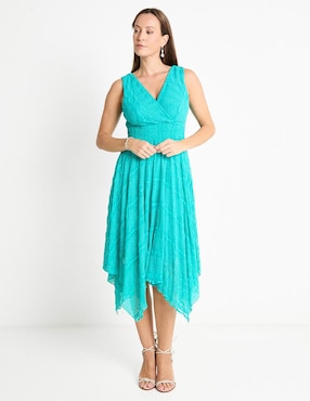 Vestido midi formal Rabbit para mujer