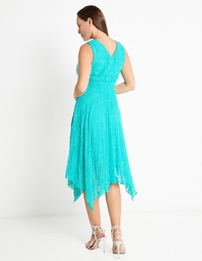 Vestido midi formal Rabbit para mujer