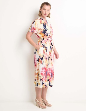 Vestido midi casual Sandra Darren para mujer