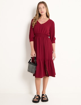 Vestido Midi Casual Sarah Bustani Para Mujer