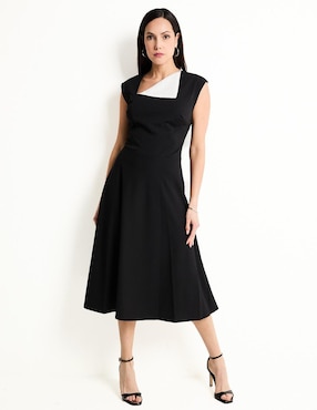 Vestido Midi Casual Calvin Klein Para Mujer