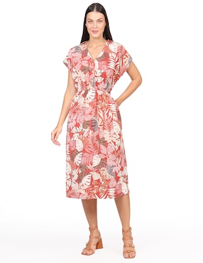 Vestido Midi Casual Rue De La Paix Para Mujer