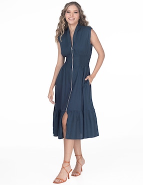 Vestido Midi Casual Sarah Bustani Para Mujer