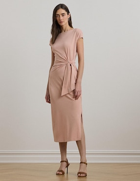 Vestido midi formal Lauren Ralph Lauren para mujer