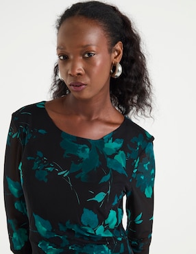 Vestido a la rodilla casual Connected Apparel para mujer
