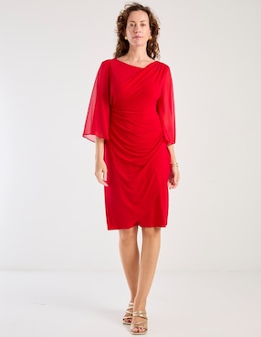 Vestido a la rodilla formal Connected Apparel para mujer