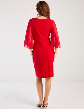Vestido a la rodilla formal Connected Apparel para mujer