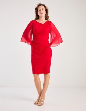 Vestido a la rodilla formal Connected Apparel para mujer