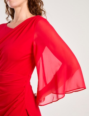 Vestido a la rodilla formal Connected Apparel para mujer