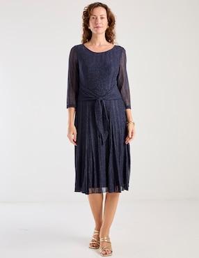 Vestido 3/4 formal Connected Apparel para mujer