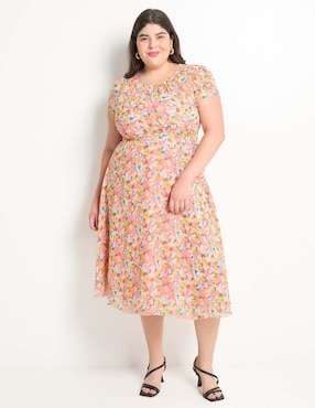 Vestido midi casual Rue de la Paix para mujer