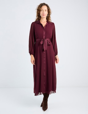 Vestido crop formal Sandra Darren para mujer