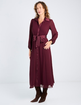 Vestido crop formal Sandra Darren para mujer