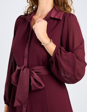 Vestido crop formal Sandra Darren para mujer