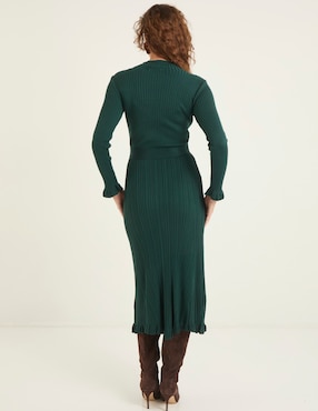 Vestido midi formal Sandra Darren para mujer