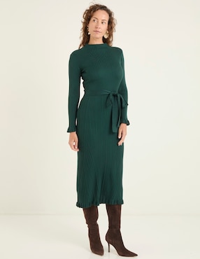 Vestido midi formal Sandra Darren para mujer