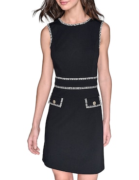 Vestido corto casual Karl Lagerfeld Paris para mujer