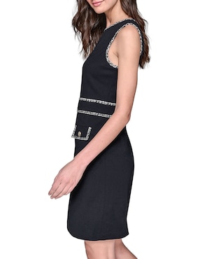 Vestido corto casual Karl Lagerfeld Paris para mujer