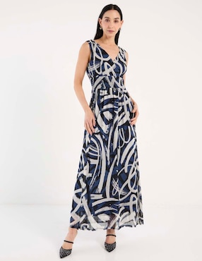 Vestido largo formal Rabbit para mujer