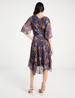 Vestido midi casual Rabbit para mujer
