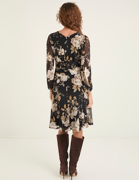 Vestido a la rodilla casual Rabbit para casual