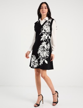 Vestido corto formal London Times para mujer
