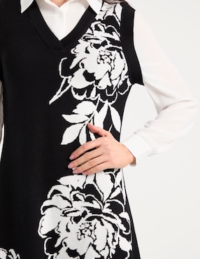 Vestido corto formal London Times para mujer