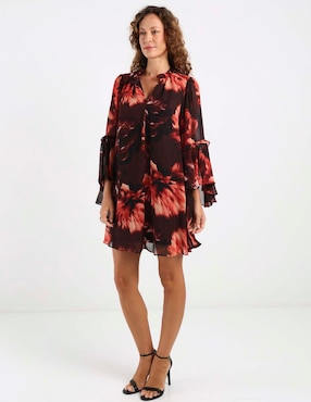 Vestido corto casual London Times para mujer
