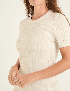 Vestido corto casual London Times para mujer