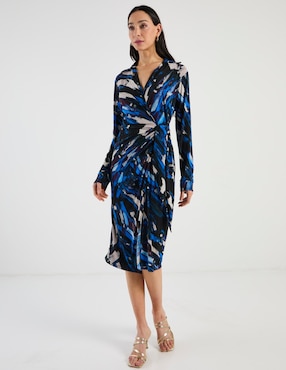 Vestido 3/4 casual London Times para mujer