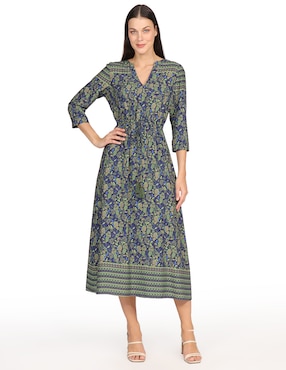 Vestido midi casual Rue De La Paix para mujer