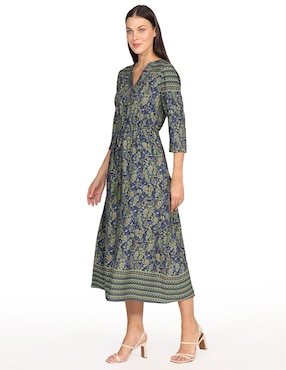 Vestido midi casual Rue De La Paix para mujer