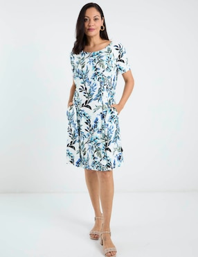 Vestido 3/4 casual Connected Apparel para mujer