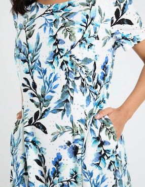 Vestido 3/4 casual Connected Apparel para mujer