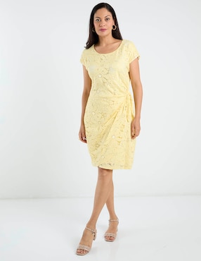 Vestido a la rodilla casual Connected Apparel para mujer