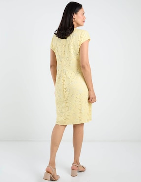 Vestido a la rodilla casual Connected Apparel para mujer