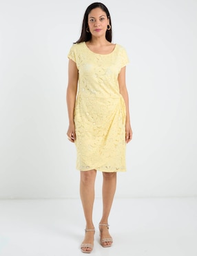 Vestido a la rodilla casual Connected Apparel para mujer