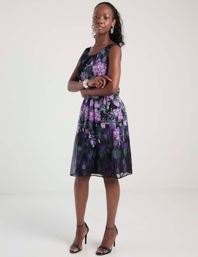 Vestido 3/4 casual Connected Apparel para mujer