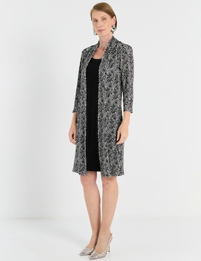 Vestido a la rodilla casual Connected Apparel para mujer