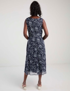 Vestido midi casual Connected Apparel para mujer