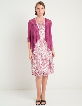 Vestido 3/4 casual Connected Apparel para mujer