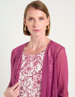 Vestido 3/4 casual Connected Apparel para mujer
