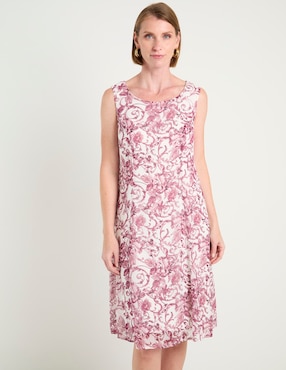 Vestido 3/4 casual Connected Apparel para mujer