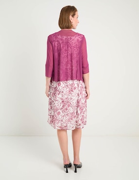 Vestido 3/4 casual Connected Apparel para mujer