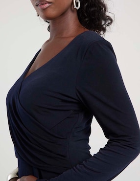 Vestido midi casual Connected Apparel para mujer